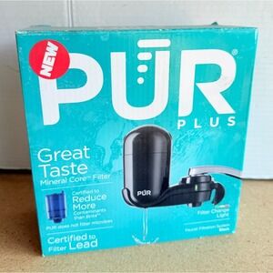 PUR PLUS Vertical WATER FILTER SYSTEM - BLACK NEW
